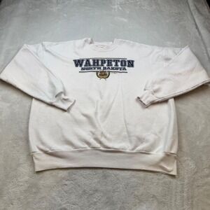 Wahpeton North Dakota Sweatshirt Crewneck Hanes Activewear Adult XL‎ 1998